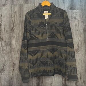 Cinch Southwestern Aztec Quarter Zip Pullover | NWOT | Size S